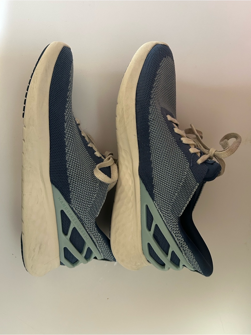 Kizik Athens Hands-Free Slip-On Sneakers - Slate Grey / Navy Mesh W9/M7.5
